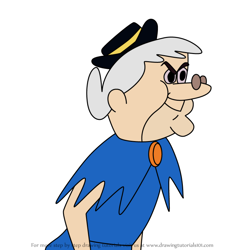 How to Draw Grandma Dynamite from The Flintstones