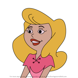 How to Draw Maggie from The Flintstones