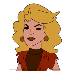 How to Draw Mary Hartstone from The Flintstones