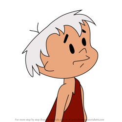 How to Draw Mr. Slate's son from The Flintstones