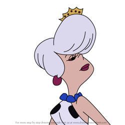 How to Draw Mrs. Mortimer Mortar from The Flintstones