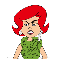 How to Draw Rockette Rockland from The Flintstones