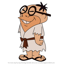 How to Draw Rockimoto Hashimoto from The Flintstones