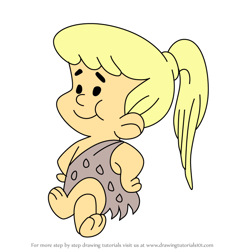 How to Draw Sally Stone from The Flintstones