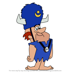 How to Draw Sam Slagheap from The Flintstones