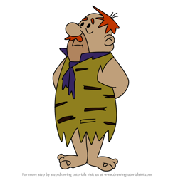 How to Draw Sandy Sandstone from The Flintstones