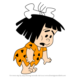 How to Draw Suzy Quartz from The Flintstones