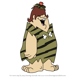 How to Draw Zonk from The Flintstones