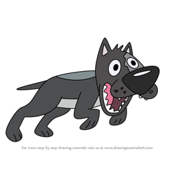 How to Draw Black Bart from The Grim Adventures of Billy & Mandy