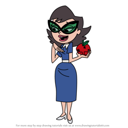 How to Draw Miss Butterbean from The Grim Adventures of Billy & Mandy