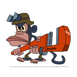 How to Draw Private Simmons from The Grim Adventures of Billy & Mandy