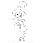 How to Draw Judy Jetson from The Jetsons