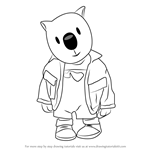 How to Draw Ned from The Koala Brothers