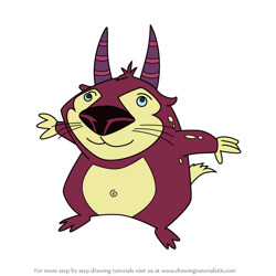 How to Draw Bombat from The Life and Times of Juniper Lee