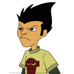 How to Draw Dennis Lee from The Life and Times of Juniper Lee