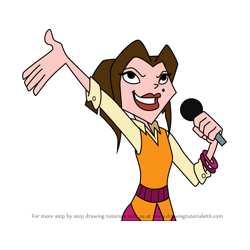 How to Draw Melissa O'Malley from The Life and Times of Juniper Lee