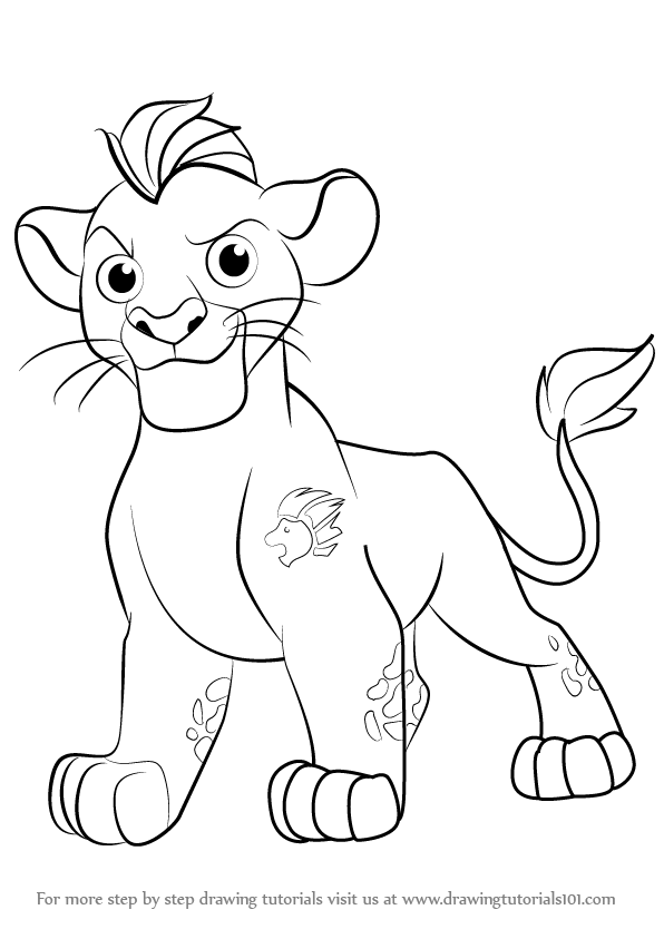 The Lion Guard Coloring Page Kions Roar Get Pages Sketch 