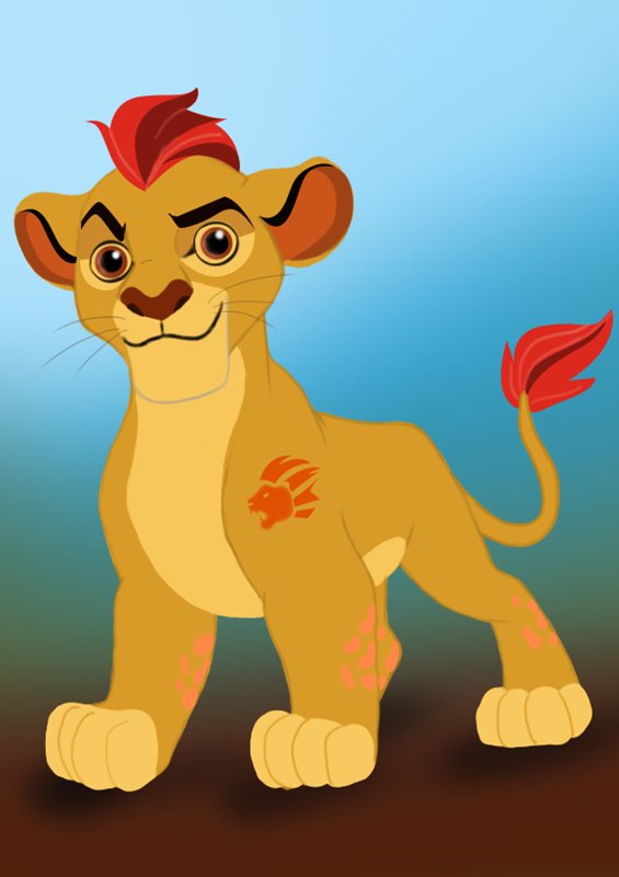Learn How to Draw Kion from The Lion Guard (The Lion Guard) Step by Step :  Drawing Tutorials