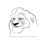 How to Draw Mufasa from The Lion Guard