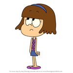 How to Draw Bluebell Brunette from The Loud House