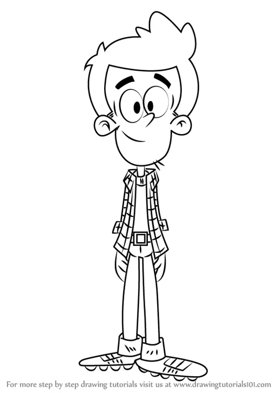 Learn How to Draw Bobby Santiago from The Loud House The Loud House ...