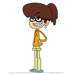 How to Draw Lina Toppat from The Loud House