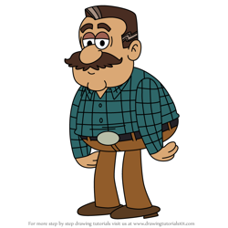 How to Draw Mr. Suarez from The Loud House