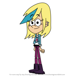 How to Draw Sam Sharp from The Loud House