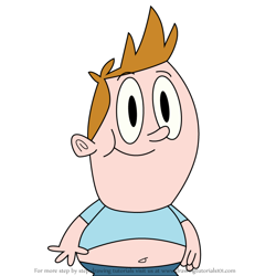 How to Draw Ben Smiling from The Mighty B!