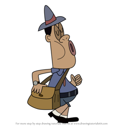 How to Draw Donald the Postman from The Mighty B!