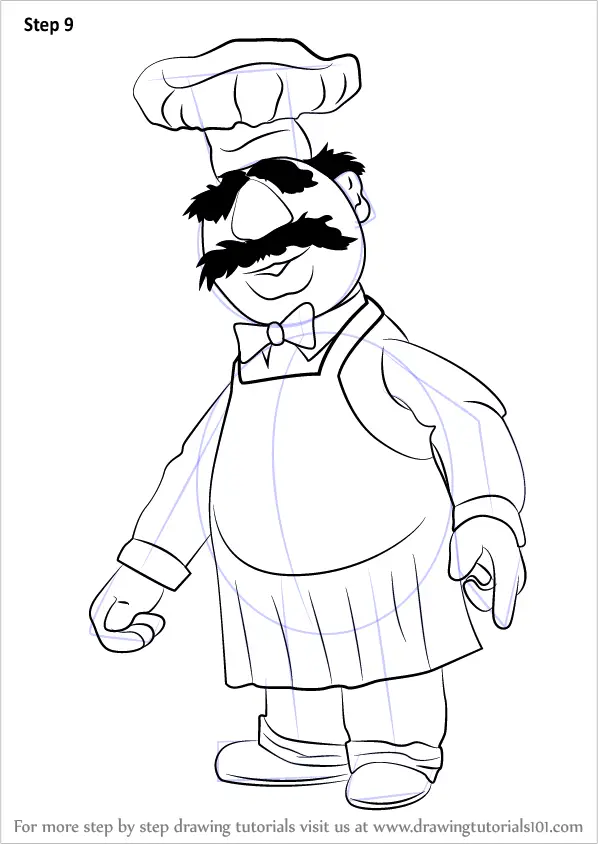 Learn How to Draw Swedish Chef from The Muppet Show (The Muppet Show