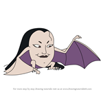 How to Draw Bat Queen from The Owl House