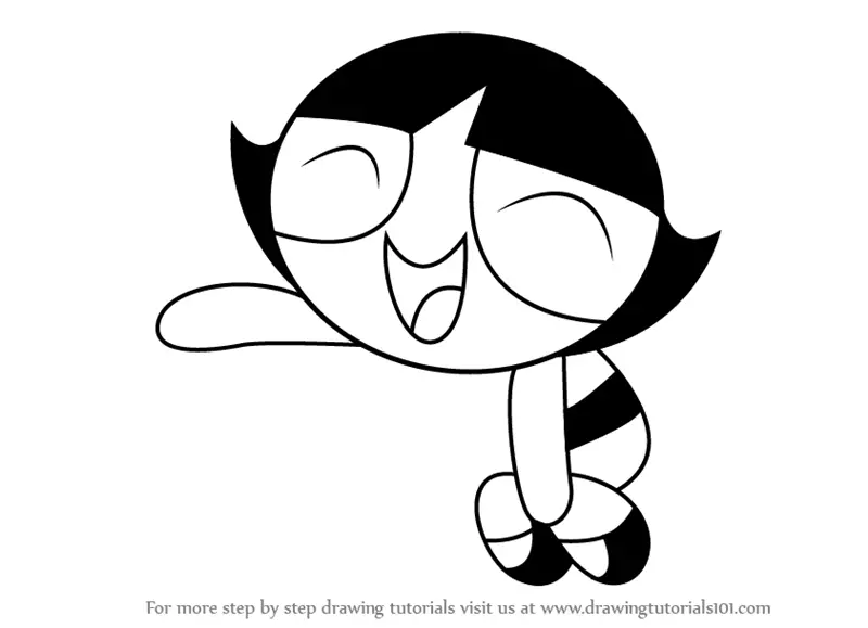 Learn How to Draw Buttercup from The Powerpuff Girls (The Powerpuff ...