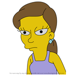 How to Draw Bella-Ella from Simpsons