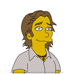 How to Draw Bode Wright from Simpsons