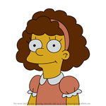 How to Draw Bonnie Flanders from Simpsons