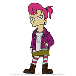 How to Draw Carmen from Simpsons