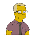 How to Draw Dr. Raufbold from Simpsons