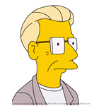 How to Draw Ed Begley, Jr. from Simpsons