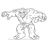 How to Draw Abomination from The Super Hero Squad Show