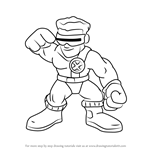 How to Draw Cyclops from The Super Hero Squad Show