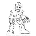 How to Draw Iron Man from The Super Hero Squad Show