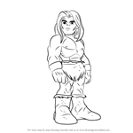 How to Draw Ka-Zar from The Super Hero Squad Show