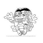 How to Draw MODOK from The Super Hero Squad Show