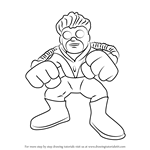 How to Draw Pyro from The Super Hero Squad Show