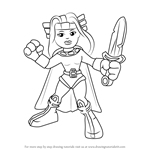 How to Draw Sif from The Super Hero Squad Show