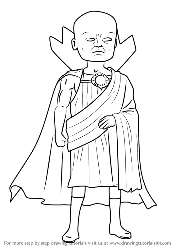 How to Draw Uatu the Watcher from The Super Hero Squad Show (The Super ...