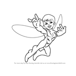 How to Draw Wasp from The Super Hero Squad Show