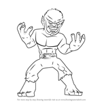 How to Draw Werewolf by Night from The Super Hero Squad Show