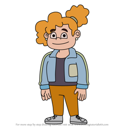 How to Draw Heidi Hugeman from The Twisted Timeline of Sammy & Raj